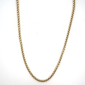 EFFY Gold over Sterling Silver Box Chain Necklace - 22"